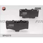 Колодки тормозные передние FENOX BP43379