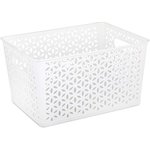 ЗПИ «Альтернатива» Корзина "Мираж" 380x285x210мм белый М8372