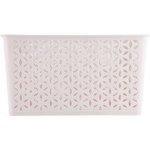 ЗПИ «Альтернатива» Корзина "Мираж" 380x285x210мм бежевый М8374