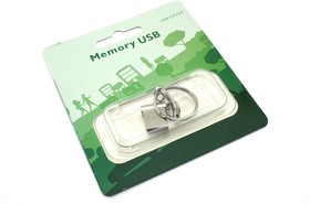 Флешка USB Dr. Memory mini 8Гб, USB 2.0 серебристая