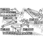 0125-ACA30TIP, Наконечник задней поперечной тяги