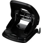 3948, Дырокол Attache Perform до 40 листов, блокиратор, линейка,пластик, черный