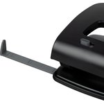 3948, Дырокол Attache Perform до 40 листов, блокиратор, линейка,пластик, черный