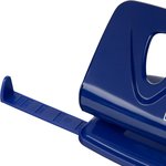 WP-3534, Дырокол Attache Symbol до 30 листов, линейка, металл, синий