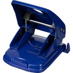 WP-3544, Дырокол Attache Symbol до 40 листов, линейка, металл, синий