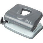 WP-3927, Дырокол Attache Smart до 25 листов, линейка, пластик, серый