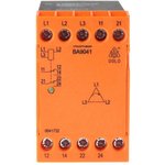 BA9041 3AC50Hz 400V, Phase Monitoring Relay With DPDT Contacts, 400 V ac, 3 Phase
