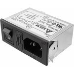 03AK2D, AC Power Entry Modules Power Entry Module EMI Filter, 115/250VAC, 3A ...