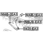 Опора шаровая нижн рычага MITSUBISHI GALANT EA3A/EA8A USA 1996-2003 0420-EA3