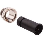 858-005-103RLU4, Circular Connector, 5 Contacts, Cable Mount, M12 Connector ...