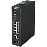 Коммутатор D-Link PROJ Managed L2 Industrial Switch 10x1000Base-T (8x1000Base-T ...