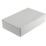 Grey Die Cast Aluminium Enclosure, Grey Lid, 275 x 175 x 65.5mm