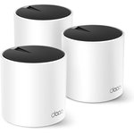 Точка доступа Wi-Fi TP-LINK Deco X55(3-pack) AX3000 Домашняя Mesh Wi-Fi 6 ...