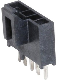 Фото 1/2 105309-1305, Pin Header, Power, 2.5 мм, 1 ряд(-ов), 5 контакт(-ов), Through Hole Straight, Nano-Fit 105309
