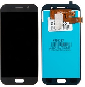 (A520) дисплей в сборе с тачскрином (модуль) для Samsung Galaxy A5 (SM-A520F) черный (2017) TFT с регулировкой яркости