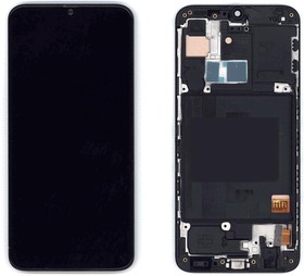 Дисплей для Samsung Galaxy A40 SM-A405F (TFT) черный с рамкой