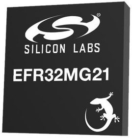 EFR32MG21B020F768IM32-B, RF System on a Chip - SoC Mighty Gecko, QFN32, 2.4G, 20dB, mesh multiprotocol, 768kB, 64kB(RAM), 20 GPIO