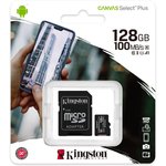 Карта памяти Kingston Canvas Select Plus microSDXC UHS-I +ад (SDCS2/128GB)