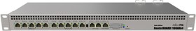 Фото 1/8 Маршрутизатор MIKROTIK RB1100Dx4 Dude Edition Router 1U 19" Rack Mount. Ethernet 13x 10/100/100 +Serial. PoE. 2xSATA, 2xM2, 60Gb M2SSD.