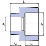 Переход PP-R D25/20, EK SRE02520RCT