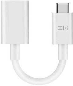 Фото 1/3 Переходник ZMI AL71A, USB Type-C (m) - Jack 3.5 (f), 0.3м, белый [al71a white]