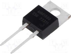 MBR1660, Diode: Schottky rectifying; THT; 60V; 16A; TO220AC; tube; Ir: 1mA