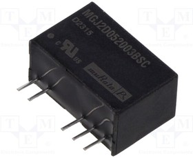 MGJ2D052003BSC, Converter: DC/DC; 2W; Uin: 5V; Uout: 20VDC; Uout2: -3.5VDC; Iout: 80mA