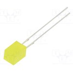 OSY5JA7NE4B, LED; rectangular; 5x5x7mm; yellow; 150?220mcd; 140°; Front: flat