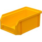 Пластиковый ящик Стелла-техник V-1-желтый 171х102х75мм, 1 литр