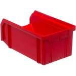 Пластиковый ящик Стелла-техник V-1-красный 171х102х75мм, 1 литр