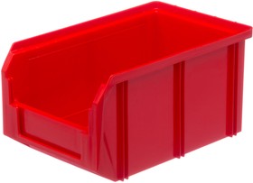 Фото 1/5 Пластиковый ящик Стелла-техник V-2-красный 234х149х121мм, 3,8 литра