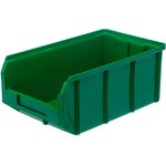 Пластиковый ящик Стелла-техник V-3-зеленый 341х207x143мм, 9,4 литра