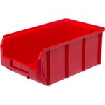 Пластиковый ящик Стелла-техник V-3-красный 341х207x143мм, 9,4 литра