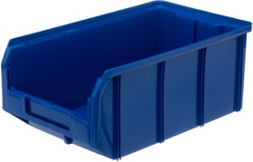Фото 1/5 Пластиковый ящик Стелла-техник V-3-синий 341х207x143мм, 9,4 литра