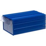 Пластиковый короб Стелла-техник С-2-синий-прозрачный , 140х250х100мм
