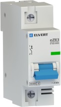 Фото 1/2 Elvert Автоматический выключатель eZ113 1Р D80 63кА ELVERT eZ1131D-63