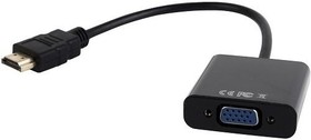 Filum Адаптер HDMI - VGA, 0.15 м., разъемы: HDMI A male-VGA female, пакет. [FL-A-HM-VGAF-0.15M] (894152)