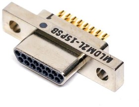 MLDM2L-15PSB, D-Sub Micro-D Connectors 6+ start 3 wks AOC