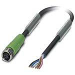 1522215, Female 6 way M8 to Sensor Actuator Cable, 5m