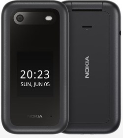 Фото 1/6 Мобильный телефон Nokia 2660 TA-1469 DS EAC черный раскладной 3G 4G 2Sim 1.8" 120x160 Series 30+ 0.3Mpix GSM900/1800 GSM1900 FM Micro SD max