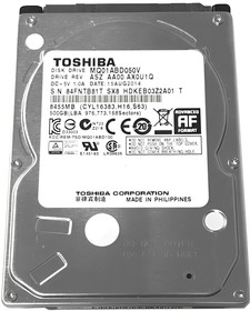 Фото 1/2 Жесткий диск Toshiba 500GB Pull (MQ01ABD050V)