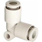 KQ2L10-00A, KQ2 Series Elbow Tube-toTube Adaptor, Push In 10 mm to Push In 10 ...