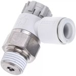AS2201F-02-06SA, AS Series Threaded Speed Controller, R 1/4 Inlet Port x Push In ...