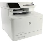 МФУ лазерный HP Color LaserJet Pro M480f (3QA55A) A4 Duplex Net белый/черный