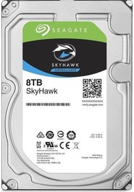Фото 1/10 ST8000VX004 Жесткий диск для видеонаблюдения HDD 8 TB Skyhawk