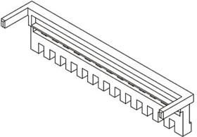 Фото 1/2 09069009984, Harting, 09 06 Code Comb for use with DIN 41612 Connector