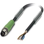 1521847, Male 4 way M8 to Sensor Actuator Cable, 10m