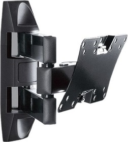 Фото 1/8 Кронштейн для телевизора Holder LCDS-5065 черный 19"-32" макс.30кг настенный поворот и наклон