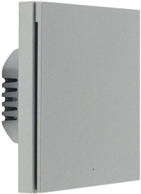 Фото 1/2 Умный выключатель AQARA H1 EU, одноклавишный, серый [ws-euk01gr]