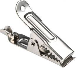 Фото 1/6 Crocodile Clip Crocodile Clip Connection, Nickel-Plated Steel Contact, 25A, Silver